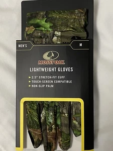 Mossy Oak Guantes Ligeros Camuflaje Para Hombre Pantalla Táctil Mediana Compatible Nuevo - Imagen 1 de 8