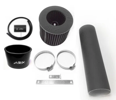 AirX Racing Coated Black-Black For 1PC 2004-2006 Acura MDX 3.5L V6 Air Intake - Image 1 of 2