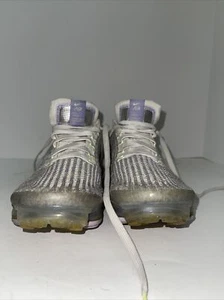 Nike Air Vapormax Flyknit 3 Barely Volt White Purple Violet Lavender -Womens 9.5 - Picture 1 of 5