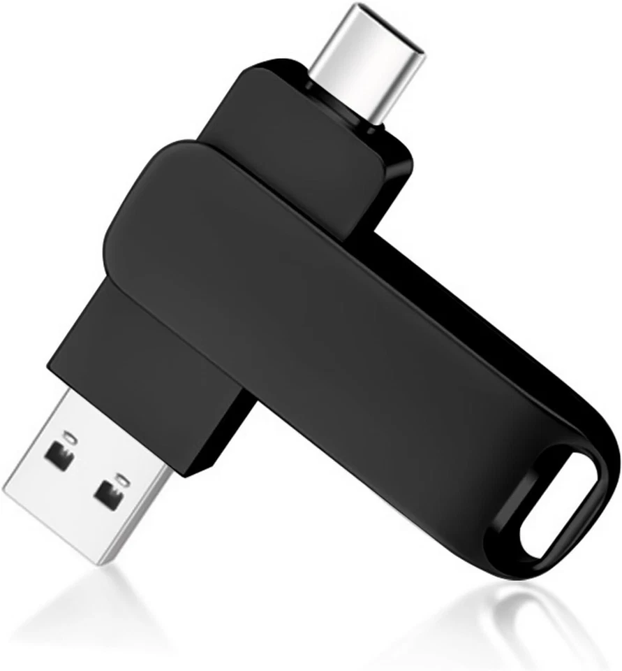 Chiavetta USB C 128 GB, Pen Drive USB 3.0, 2 en 1 OTG Tipo C Penna USB Metallo - Immagine 1 di 1