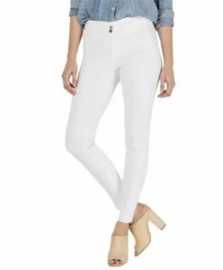 HUE Women's Classic Smoothing Denim Leggings, WHITE, XS  - Picture 1 of 2