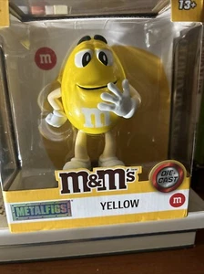 Figura de metal amarillo de JADA TOYS M&M M&M 4" pantalla diecast interior Japón - Imagen 1 de 3