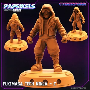 Tech Ninja C | Papsikels |  | RPG D&D Wargaming 3D Printed Mini - Picture 1 of 1