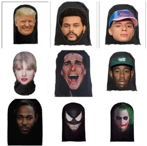 Cosplay Headwear Bandana Fashion Balaclava 3D Printed Mask Elastic Mesh FullFace - Picture 1 of 10
