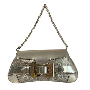 Bolso de Hombro GUCCI Guccisima Cadena Cuero Dorado - Imagen 1 de 17