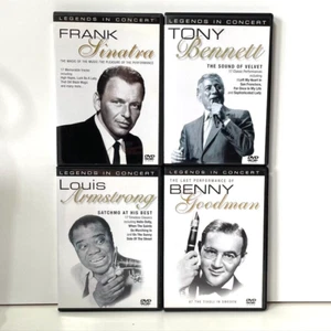 Legends In Concert 4 DVD Bundle featuring Sinatra Bennett Armstrong & Goodman - Picture 1 of 6