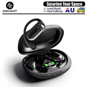 SincMart Sweatproof Wireless Bluetooth Open Ear Headphones Sport Gym Earbuds - Picture 1 of 7