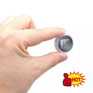 Motorcycle Digital Clock Watch Stick on Motorbike UK Display Waterproof Mini₪ - Picture 1 of 8