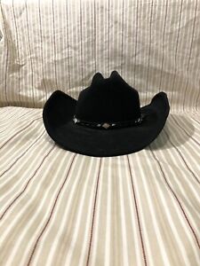 Bullhide Mens Felt Cowboy Hat "Wagoneer" Western Style Black Large