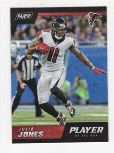 2018 PANINI FOOTBALL PLAYER OF THE DAY JULIO JONES ATLANTA FALCONS #3 - Picture 1 of 8