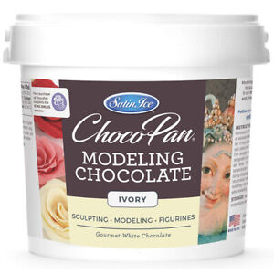 Satin Ice ChocoPan Ivory Modeling Chocolate, 10 Lb