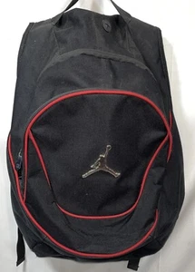 Air Jordan Chrome Jumpman Backpack /Laptop Black with Red Trim - Picture 1 of 7