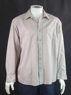 OLEG Cassini Stone Single Needle Tailored Shirt Cotton Mix 16.5 Collar — 第 1/4 张图片