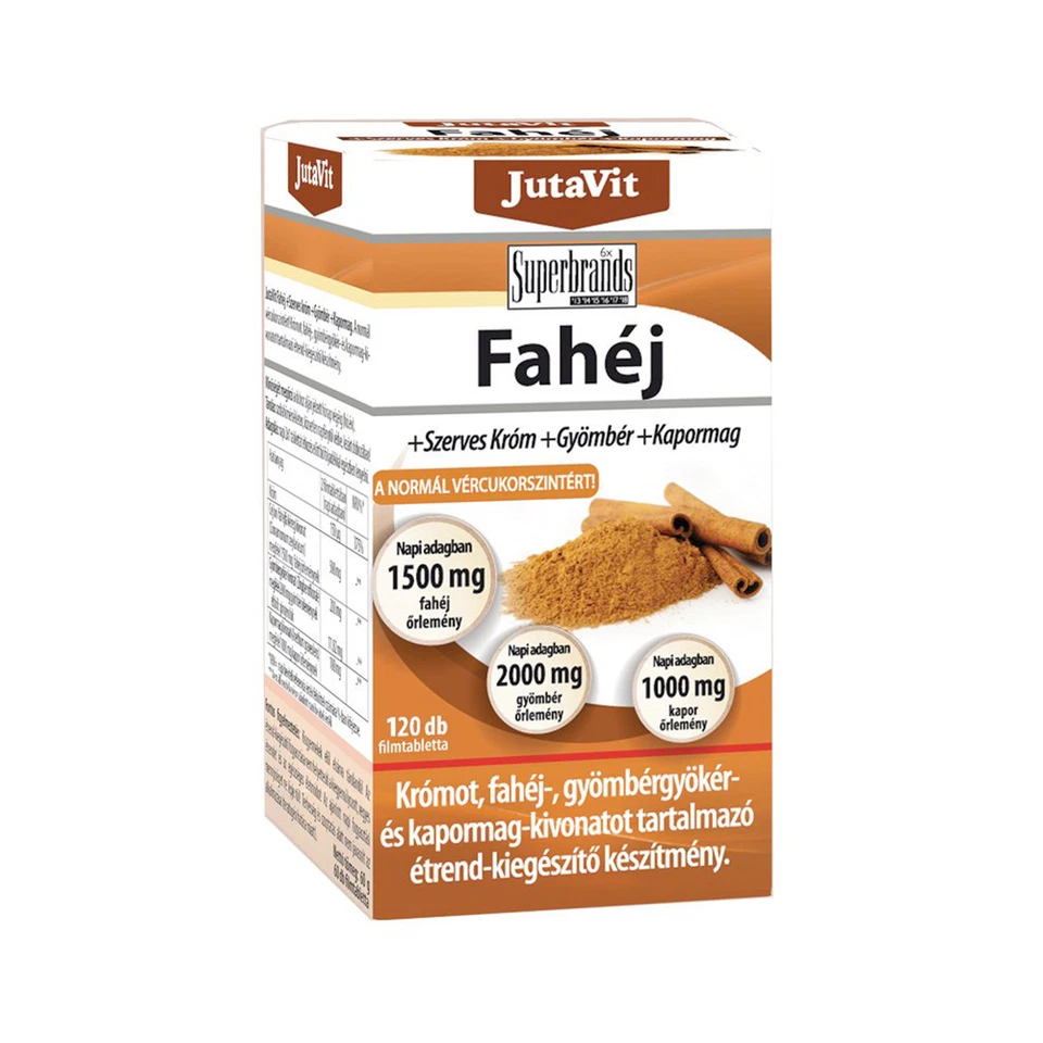 Jutavit Diabetiker Zimt Organisches Chrom Ingwerextrakt Dillsamenextrakt 120 Tab - Bild 1 von 2