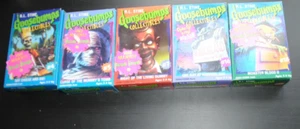 GOOSEBUMPS R.L. STINE PICCOLI BRIVIDI RARE SET OF 5X NEW ACTION FIGURES - Picture 1 of 4