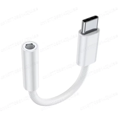 USB Type C to 3.5mm Female Headphone Jack Adapter Aux Audio Cable For All Mobile - Immagine 1 di 4