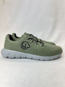 Giesswein Merino Runners Green Lace Up Wool Sneakers Mens Shoe Size EU 41 US 9.5