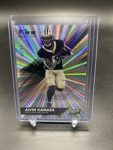 Alvin Kamara 2018 Panini Day The Top 100 Rainbow Spokes Parallel /99 #20 Saints