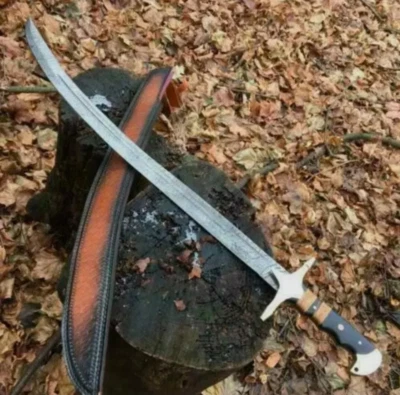 36 '' Real Handmade İslamic Sword,Long sword,Scimitar sword,ottoman sword - Image 1 of 4