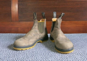 Blundstone #1944 Classics Boots Rustic Brown/Mustard-Black AU/UK 4.5 US 7.5 - Picture 1 of 16