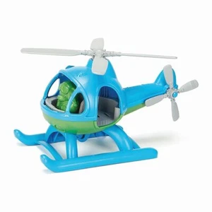 Green Toys Helicopter Eco Friendly Toy Vehicle Made in USA Recycled Plastic - Picture 1 of 7