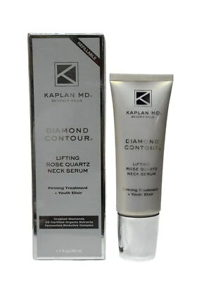Suero para cuello de cuarzo rosa Kaplan MD Diamond Contour Lifting 1,7 fl. oz NUEVO Foto 1 de 4
