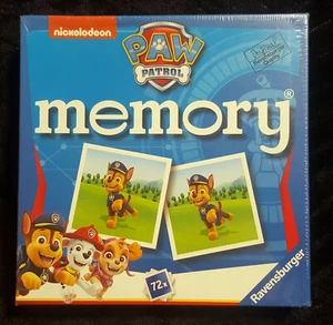 PAW PATROL MEMORY SPIEL 72 KARTEN RAVENSBURGER 2-8 SPIELER NEU+OVP AB 4 JAHREN - Bild 1 von 1