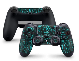 Playstation 4 Controller Aufkleber PS4 Skin Klebefolie Sticker Shattered Black T - Bild 1 von 1