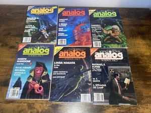 Analog Science Fiction and Fact Magazine, 6 issues from 1989, missing 5 months  - Picture 1 of 1