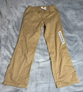 The Children's Place Chino Pants Boys 10 Husky Khaki Slacks Stretch Pull on - Picture 1 of 4