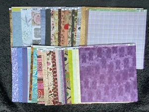 Mixed bundle (64) of design 12 x 12 Paper/Card - Stripes/Swirl/Floral/Hearts - Picture 1 of 2