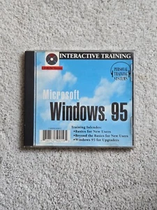 Microsoft Windows 95 Sistemas de Entrenamiento Personal CD-ROM Nuevo en Estuche PTS 1995 - Imagen 1 de 3