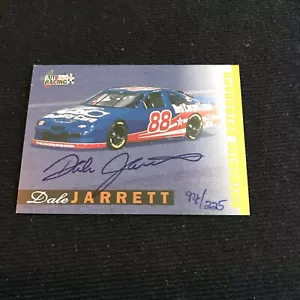 DALE JARRETT 1996 THE SCORE BOARD RACING AUTOGRAPH AUTO /225 - Picture 1 of 2