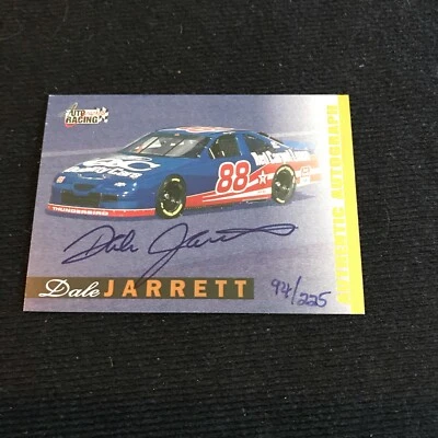 DALE JARRETT 1996 THE SCORE BOARD RACING AUTOGRAPH AUTO /225 - Image 1 of 2