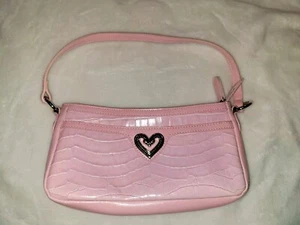 Bolso de mano pequeño corazón rosa - Imagen 1 de 5