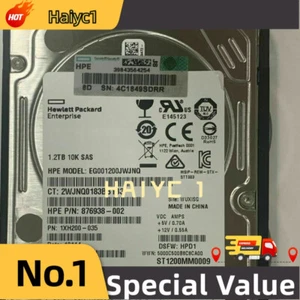 872479-B21 872737-001 FOR HP 1.2TB 10K 12G 2.5 SAS SC DS HDD INCLUDES HDD TRAY - Picture 1 of 5