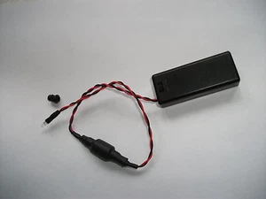 LED BIANCO LAMPEGGIANTE ALIMENTATO A BATTERIA (3mm). SCEGLI IL TUO INTERVALLO FLASH - Foto 1 di 1