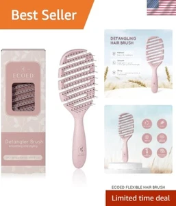 Professionelle belüftete Entwirrbürste in Rosa - Ideal für Extensions und Perücken - Bild 1 von 8