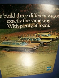 1972 Chrysler Town & Country Plymouth Suburban Satellite Station Wagon  car ad - Picture 1 of 1
