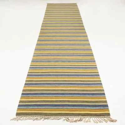 Modern Winter Area Rugs Flatweave Scandinavian Swedish Kilim Rug - Image 1 of 4