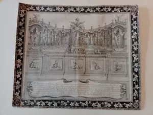 Machine Scénique Chinea Appareils Éphémères Rome Valvassori Vasconi Colonne 1729 - Imagen 1 de 9