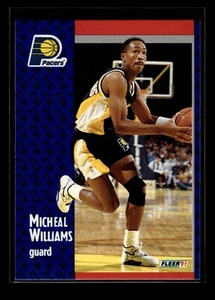 1991-92 Fleer #88 Micheal Williams (NM)(BSK) - Picture 1 of 2
