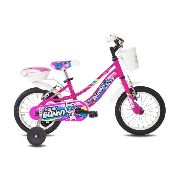 Super Bunny 14 Fahrrad City Bimba 14 1v Stahl Fuchsie 2-4 Jahre B40141001 MYLAND - Bild 1 von 1