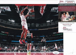 TONY BRADLEY signed (CHICAGO BULLS) basketball 8X10 photo JSA COA AF79774 - Picture 1 of 1