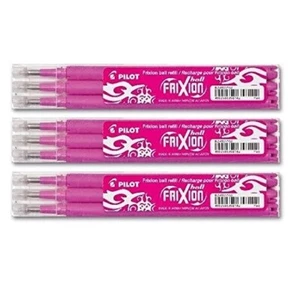 Pilot Frixion Tintenroller-Ersatzmine rosa radierbar (9er Set, rosa) büro schule - Bild 1 von 1