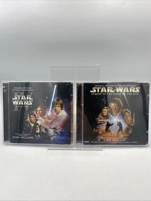 Star Wars Episode III & IV Revenge Of The Sith A New Hope Original Soundtrack CD - Image 1 of 4