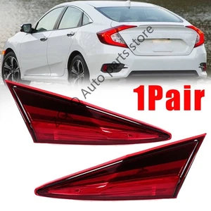 2Pcs For Honda Civic 10th Sedan 2016-2019 Inner Tail Light Rear Brake Stop - Picture 1 of 16
