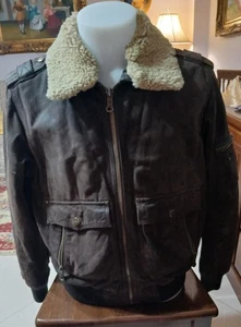 Giacca giubbino ON SPIRIT da uomo colore marrone in pelle  taglia M cod. CC024 - Picture 1 of 6