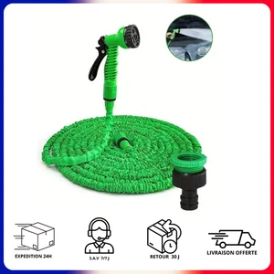 Tuyau D'arrosage Rétractable 15M Qualité Standard & Premium Léger - Imagen 1 de 4