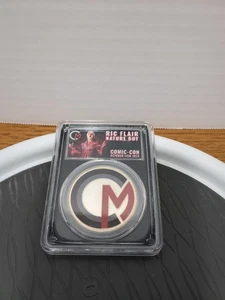 Ric Flair 2023 NYCC Commemorative Medal Slabbed By PCGS Silver Plated Copper - Picture 1 of 2